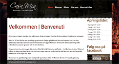 Desktop Screenshot of casa-mia.no
