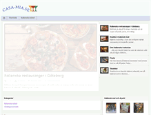 Tablet Screenshot of casa-mia.se